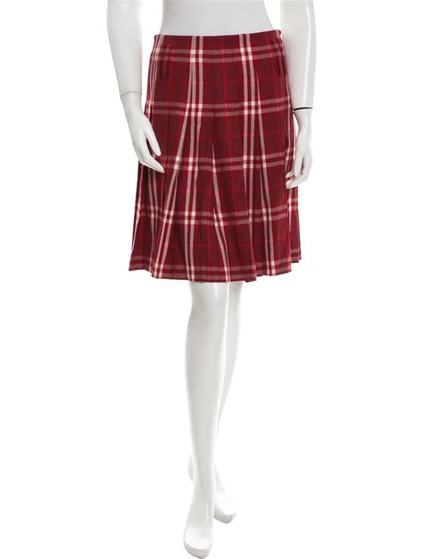 burberry plaid wool skirt|burberry wool skirt.